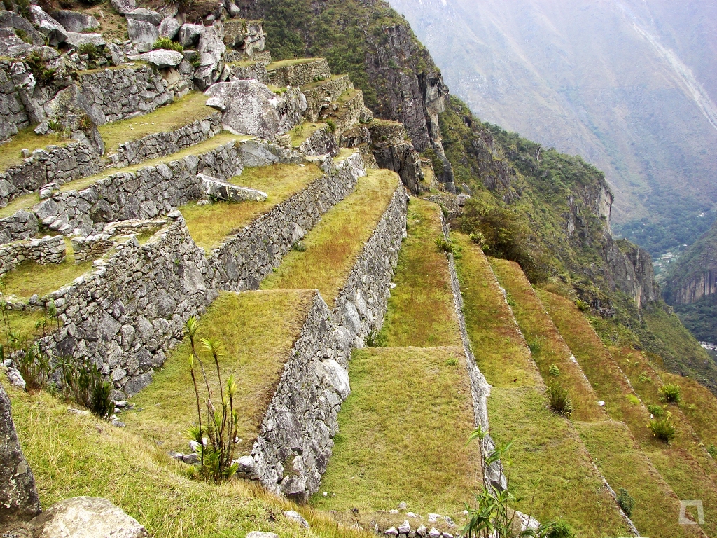 Gospodarka rolna u Inków - tarasy