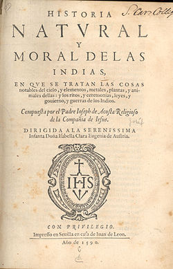 José de Acosta. Kroniki historii i podboju imperium Inków