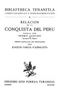 Pedro Sancho de la Hoz. Kroniki historii i podboju imperium Inków