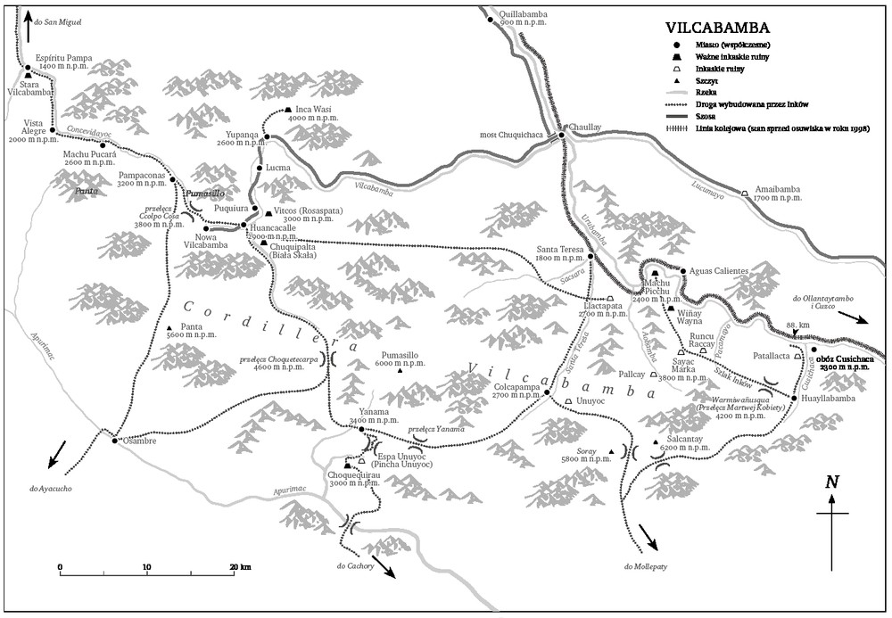 Mapy i schematy związane z imperium Inków