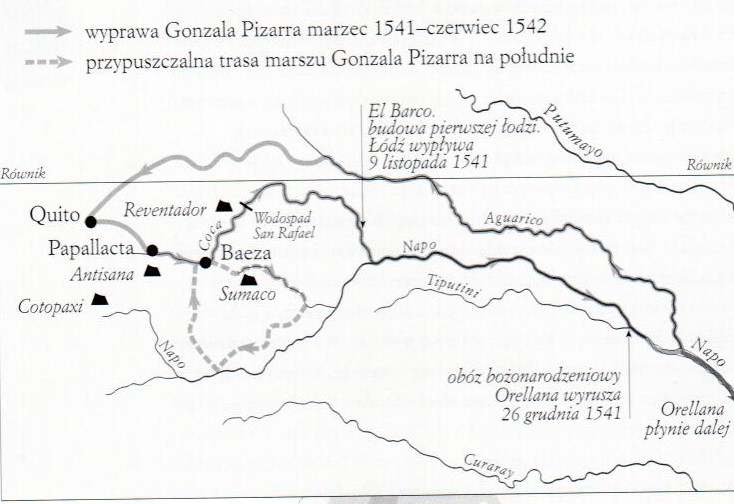 El Dorado - wyprawa Pizarro i Orellany